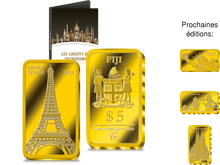 Collection :« Les Monuments en lingots » en or le plus pur _Première livraison La Tour Eiffel